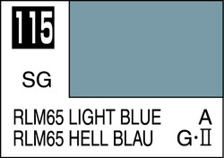 Mr. Hobby Mr. Colour - 115 - RLM65 Light Blue 10ml Acrylic Model Paint