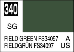 Mr. Hobby Mr. Colour - 340 - Field Green FS34097 10ml Acrylic Model Paint