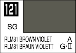 Mr. Hobby Mr. Colour - 121 - RLM81 Brown Violet 10ml Acrylic Model Paint