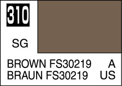 Mr. Hobby Mr. Colour - 310 - Brown FS30219 10ml Acrylic Model Paint