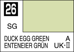 Mr. Hobby Mr. Colour - 026 - Duck Egg Green 10ml Acrylic Model Paint