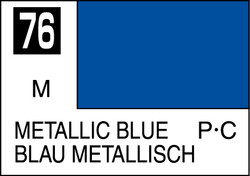Mr. Hobby Mr. Colour - 076 - Metallic Blue 10ml Acrylic Model Paint