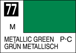 Mr. Hobby Mr. Colour - 077 - Metallic Green 10ml Acrylic Model Paint