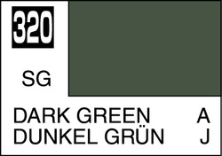 Mr. Hobby Mr. Colour - 320 - Dark Green 10ml Acrylic Model Paint
