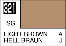 Mr. Hobby Mr. Colour - 321 - Light Brown 10ml Acrylic Model Paint