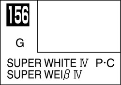 Mr. Hobby Mr. Colour - 156 - Super White IV 10ml Acrylic Model Paint