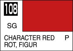 Mr. Hobby Mr. Colour - 108 - Character Red 10ml Acrylic Model Paint
