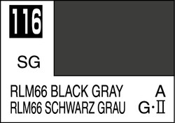Mr. Hobby Mr. Colour - 116 - RLM66 Black Gray 10ml Acrylic Model Paint
