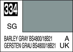 Mr. Hobby Mr. Colour - 334 - Barley Gray BS4800/18B21 10ml Acrylic Model Paint