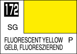 Mr. Hobby Mr. Colour - 172 - Fluorescent Yellow 10ml Acrylic Model Paint