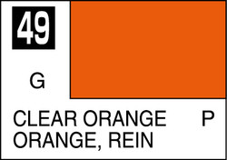 Mr. Hobby Mr. Colour - 049 - Clear Orange 10ml Acrylic Model Paint