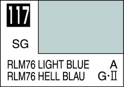 Mr. Hobby Mr. Colour - 117 - RLM76 Light Blue 10ml Acrylic Model Paint