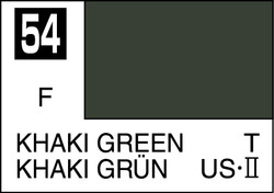 Mr. Hobby Mr. Colour - 054 - Khaki Green 10ml Acrylic Model Paint