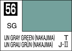 Mr. Hobby Mr. Colour - 056 - IJN Gray Green (Nakajima) 10ml Acrylic Model Paint