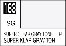 Mr. Hobby Mr. Colour - 183 - Super Clear Gray Tone 10ml Acrylic Model Paint