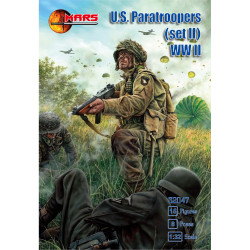 Mars 32047 WWII US Paratroopers (Set II) 1:32 Model Kit