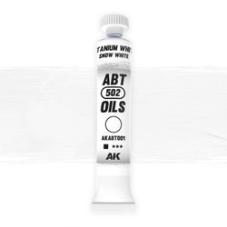 Abteilung 502 Titanium White/Snow White 20ml Oil Paint ABT001