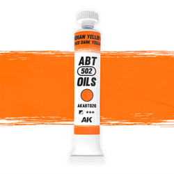 Abteilung 502 Indian Yellow/Faded Dark Yellow 20ml Oil Paint ABT020