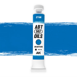 Abteilung 502 Cyan 20ml Oil Paint ABT540