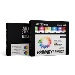 Abteilung 502 Primary & Secondary Colours Oil Paint Set ABT309