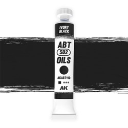 Abteilung 502 Ivory Black 20ml Oil Paint ABT110
