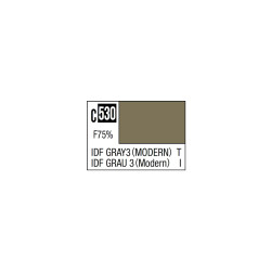 Mr. Hobby Mr. Colour - 530 - IDF Gray 3 (Modern) 10ml Acrylic Model Paint