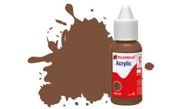 Humbrol No.98 Chocolate Matt Acrylic Paint 14ml DB0098