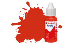 Humbrol No.174 Signal Red - Satin Acrylic Paint 14ml DB0174