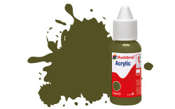 Humbrol No.155 Matt Olive Drab - Matt Acrylic Paint 14ml DB0155