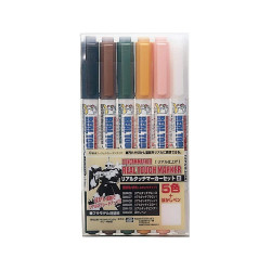 Gundam Markers GMS-113 Real Touch Marker Set 2 Mr. Hobby GSI Creos