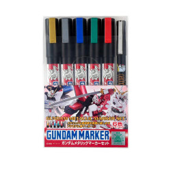 Gundam Markers GMS-121 Metallic Marker Set Mr. Hobby GSI Creos