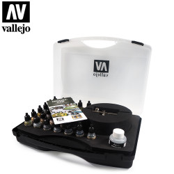 Vallejo 71182 Model Air Basic Colour Ultra Airbrush Set (29 Acrylic Paints)