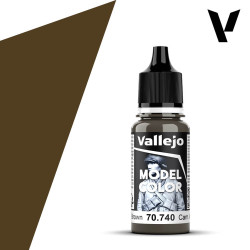 Vallejo 740 Model Colour Camouflage Middle Brown 18ml Acrylic Paint