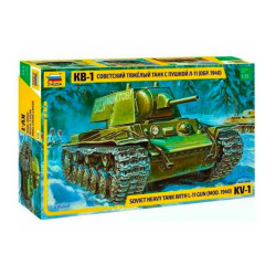 Zvezda KV-1 mod 1940 Soviet Tank 1:35 Plastic Model Kit 3624