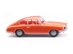 Wiking 18703 BMW 1600 GT Coupe Orange 1967-68 HO Gauge