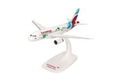 Herpa 614375 Snapfit Airbus A319 Eurowings Steiemark 9H-EXQ (1:200) HO Gauge