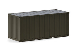 Herpa 747134 Military 20ft Container Heer Brown Grey (2) HO Gauge