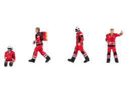 Faller 151709 Air Rescue Crew (4) Figure Set HO Gauge