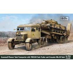 IBG 72106 Scammell Pioneer Tank Transporter w/TRCU30 Trailer 1:72 Model Kit