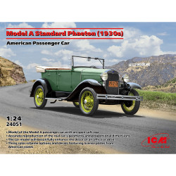 ICM 24051 Model A Standard Phaeton (1930s) Car 1:24 Model Kit