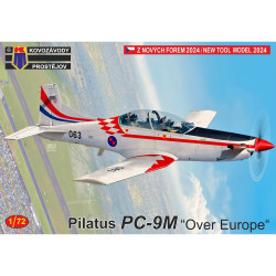 Kovozavody Prostejov 72468 Pilatus PC-9M 'Over Europe' 1:72 Model Kit