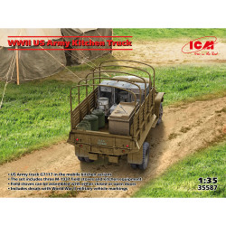 ICM 35587 WWII US Army Kitchen Truck 1:35 Model Kit