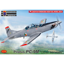 Kovozavody Prostejov 72469 Pilatus PC-9M 'Other Services' 1:72 Model Kit