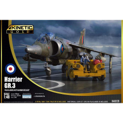 Kinetic Gold Harrier GR.3 Falklands 40th Anniversary & Truck 1:48 Model 48139