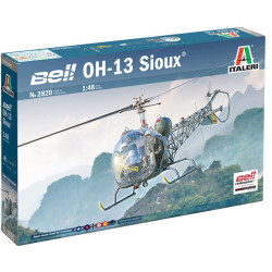 Italeri OH-13 Scout Helicopter 1:48 2820 Plastic Model Kit