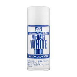 Mr. Hobby Mr Base White 1000 (180ml) Model Paint B-518