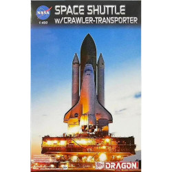 Dragon Space Shuttle with Crawler Transporter 1:400 11023 Plastic Model Kit