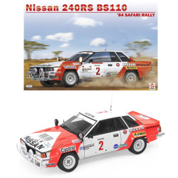 Beemax 24041 Nissan 240 RS Rally Safari 1984 1:24 Model Kit