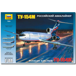 ZVEZDA 7004 Tu-154m Russian Airliner Aircraft Model Kit 1:144
