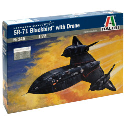 ITALERI SR-71 Blackbird Drone 145 1:72 Aircraft Model Kit